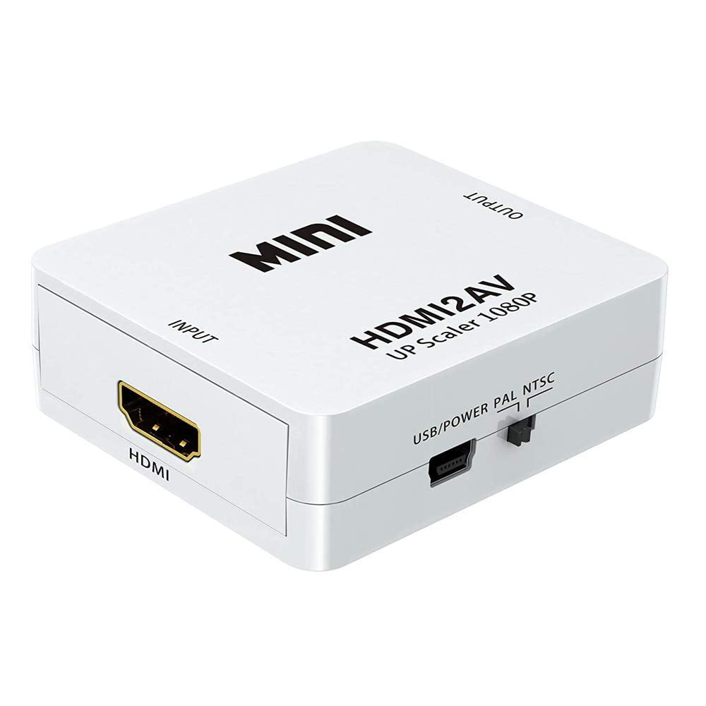 HDMI to AV Converter, HDMI to RCA, 1080P Mini HDMI to AV/RCA Video Audio Converter Adapter (HDMI-to-AV/RCA) - Image 4