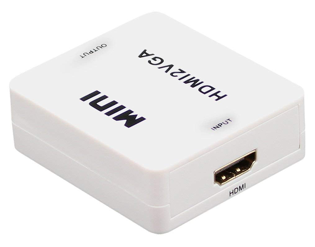 HDMI to VGA Converter with Audio 1080P Adapter Connector for PC Laptop to HDTV Projector - Image 2