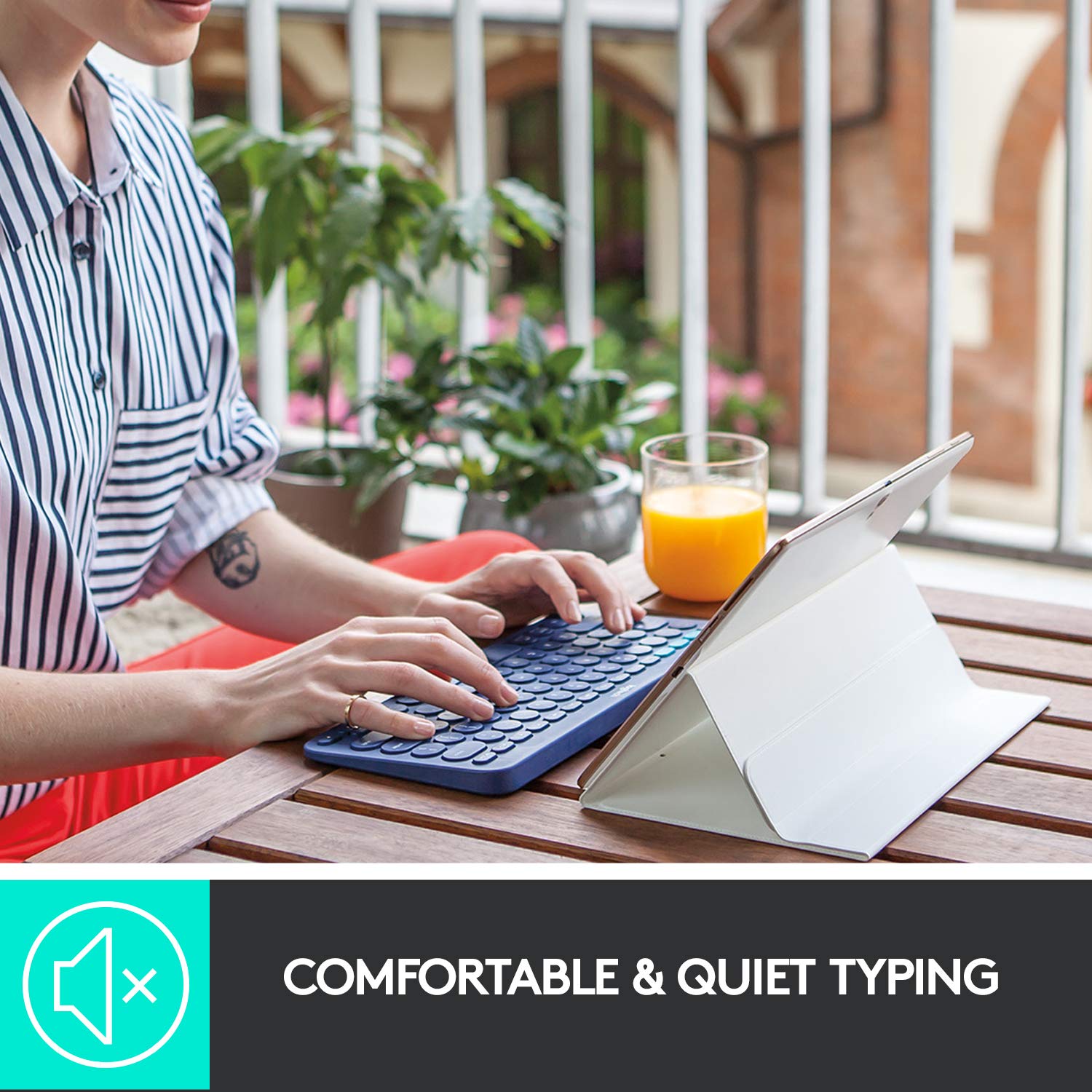 Logitech K380 Wireless Multi-Device Bluetooth Keyboard for Windows, Apple iOS, Apple TV, Android or Chrome, for PC/Mac/Laptop/Smartphone/Tablet - Image 16