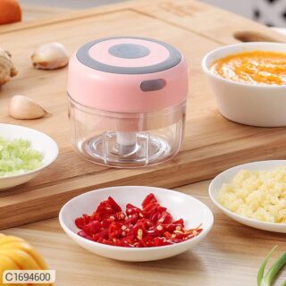 Mini Chopper-Cordless Palm sized Lovely Mini Food Chopper for Garlic