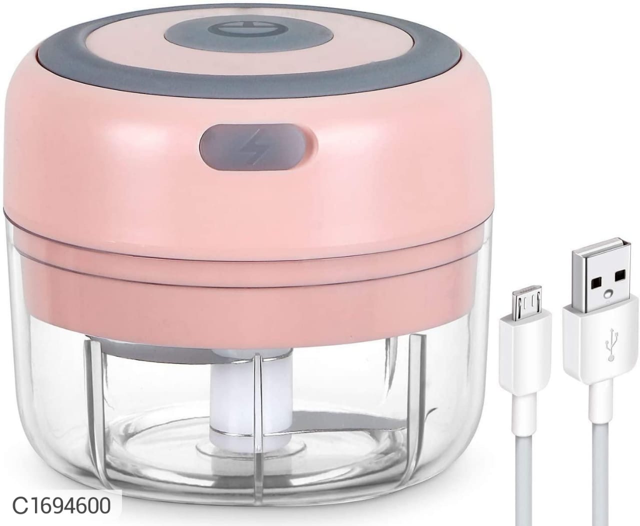 Mini Chopper-Cordless Palm sized Lovely Mini Food Chopper for Garlic - Image 6