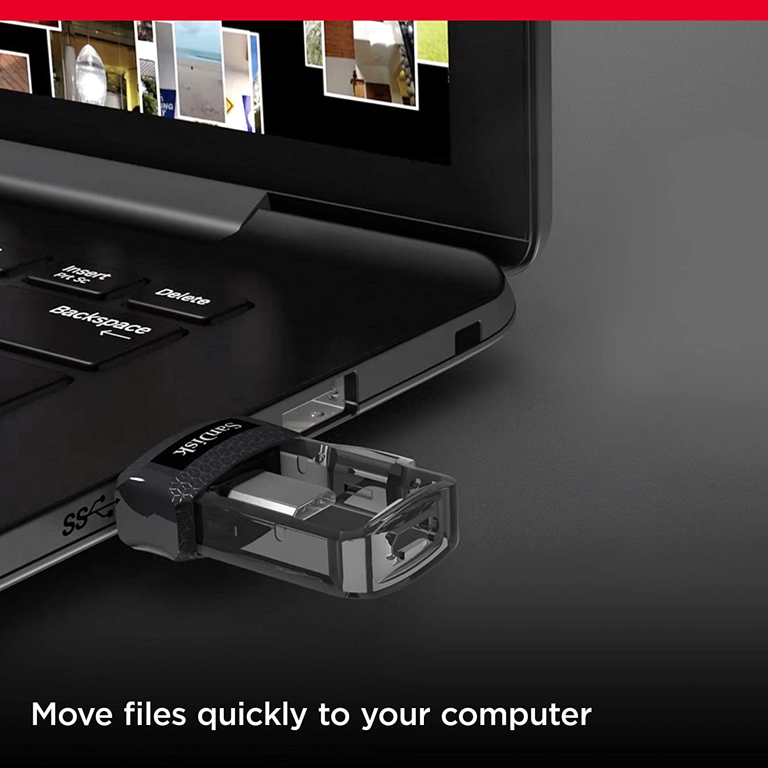 SanDisk Ultra Dual Drive m3.0 OTG Pendrive, USB 3.0 OTG Pendrive for Android Devices and Computers - Image 5
