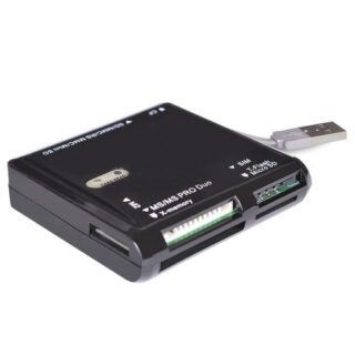 Universal Card Reader with Sim Card Capability TU1356 All-in-One USB 2.0 Universal Card Reader Plug and Play