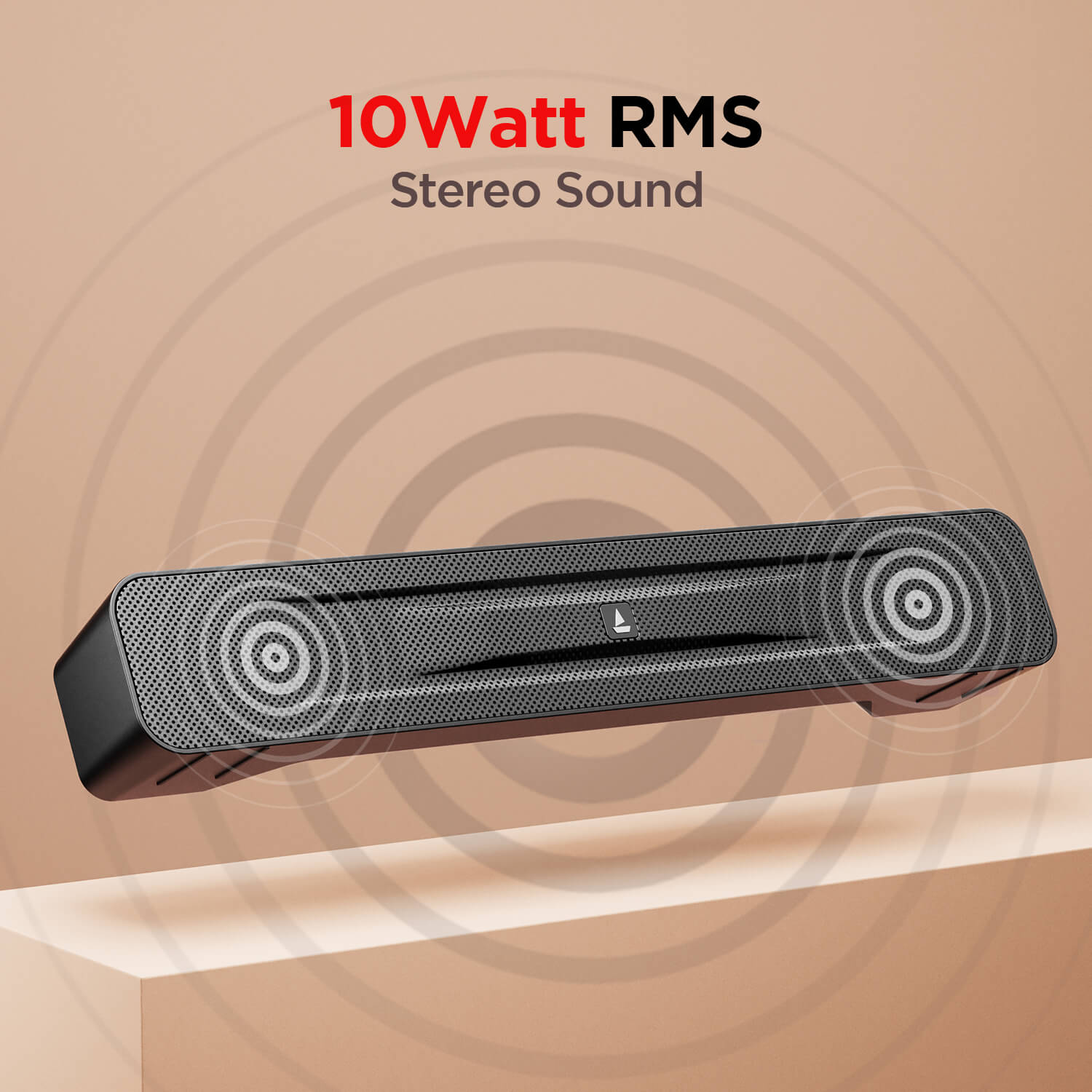 Aavante Bar 503 | Soundbar with 10W RMS soundbar, Dual EQ Modes and Bluetooth V5.0 | Sound bar with Mic and Multiple Connectivity Modes - Image 3