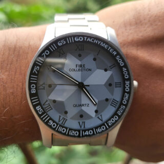 Men's Watches Analog Quartz Silver/Grey Dial Stainless Steel Watches for Men Water resistant Business Dress Wrist Watche