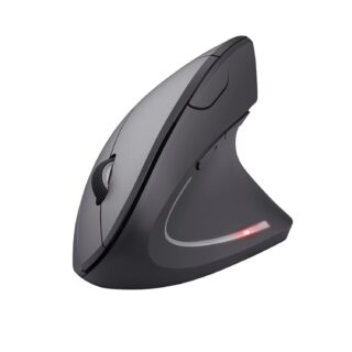 Rechargeable 2.4ghz and Bluetooth dual connectivity Wireless Vertical Ergonomic Optical Mouse with 6 Buttons for Right Hand users